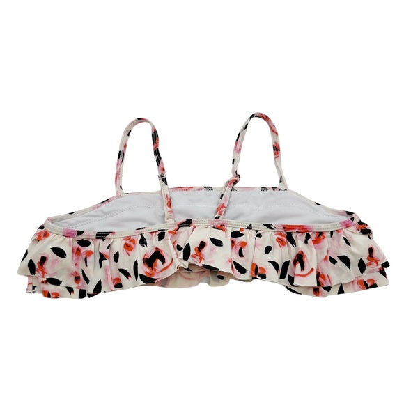 Kate Spade | Bay of Roses Ruffle Two Piece Children’s Swim Suit Size 14 Youth - Picture 5 of 15